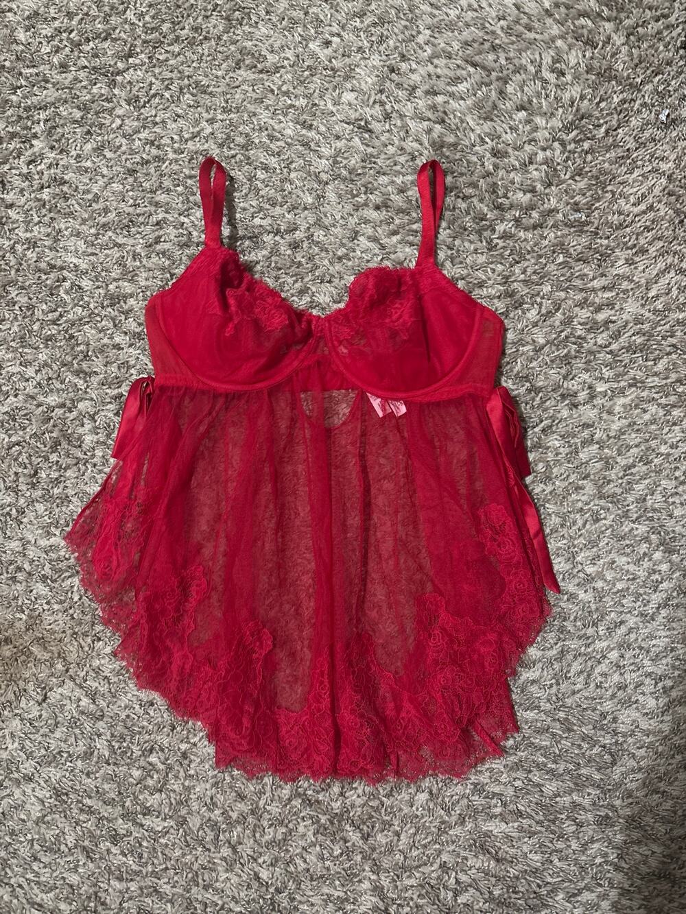 Victoria's Secret Lingerie XL Red